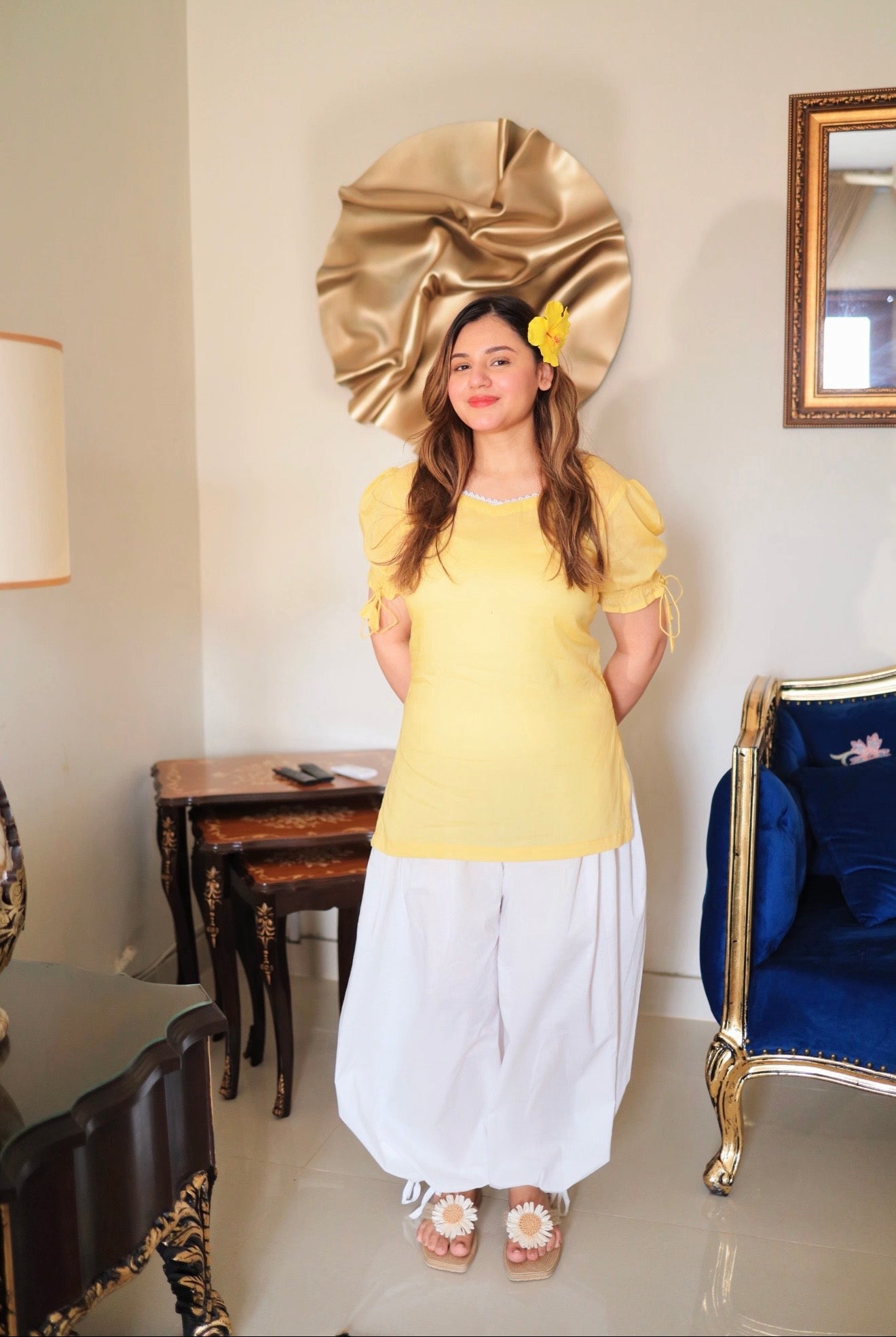 Butter yellow shirt