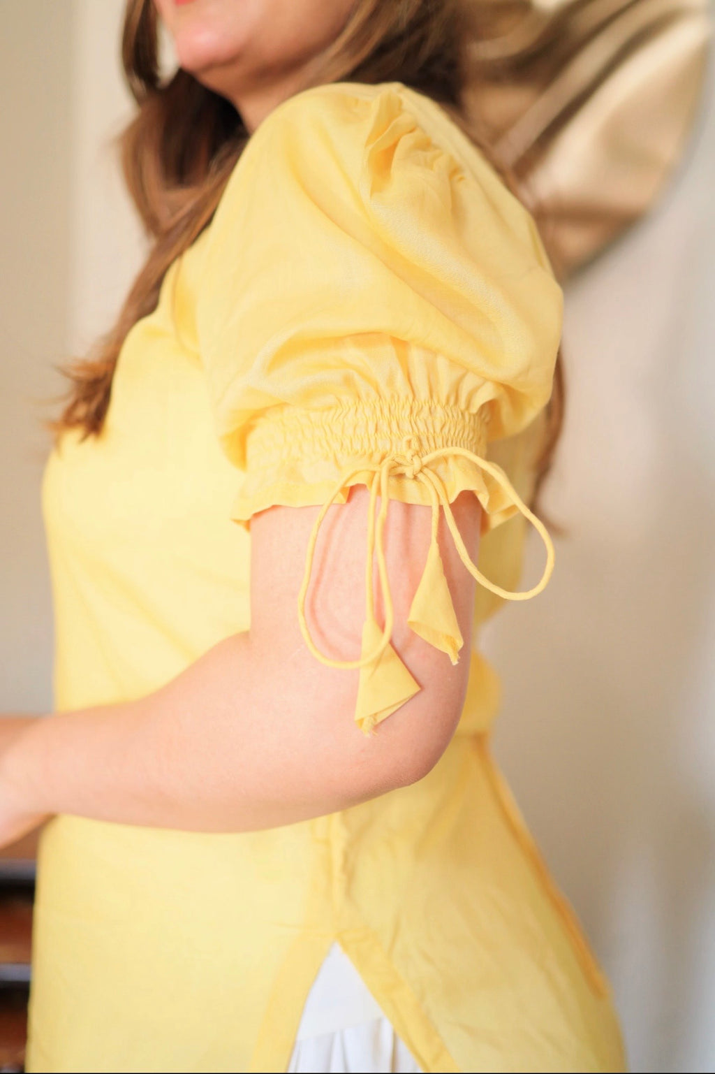 Butter yellow shirt