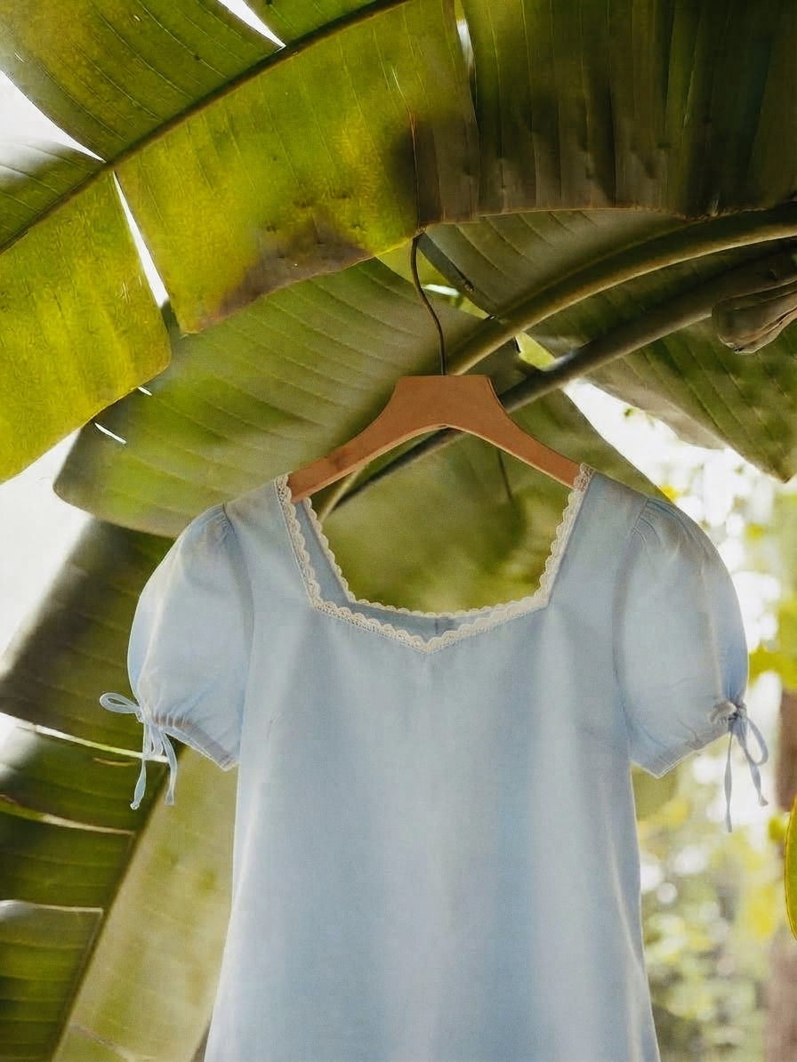 Ice blue shirt