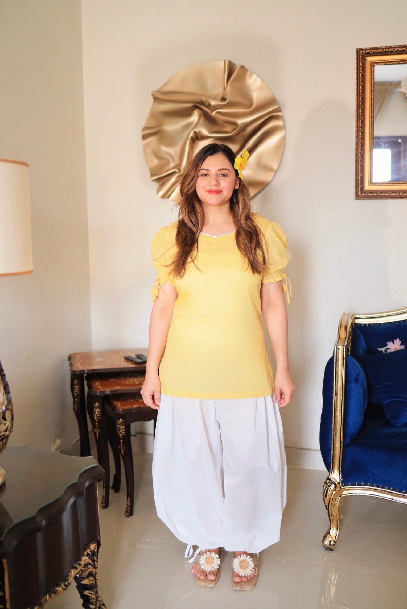 Butter yellow shirt