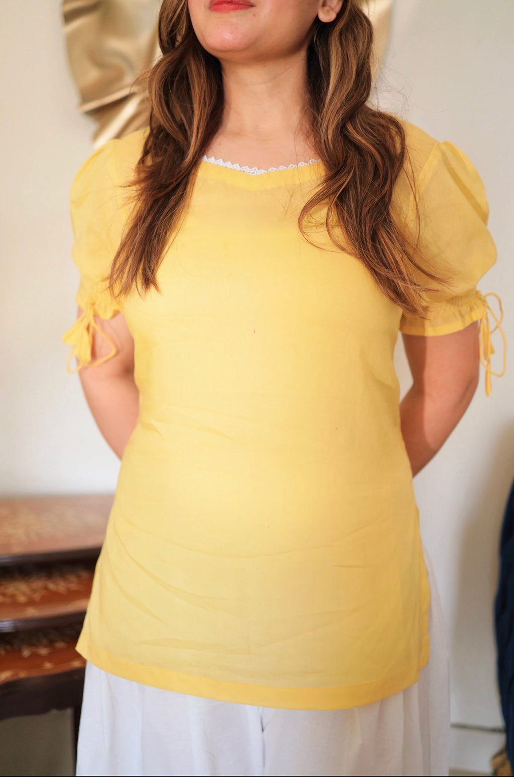 Butter yellow shirt