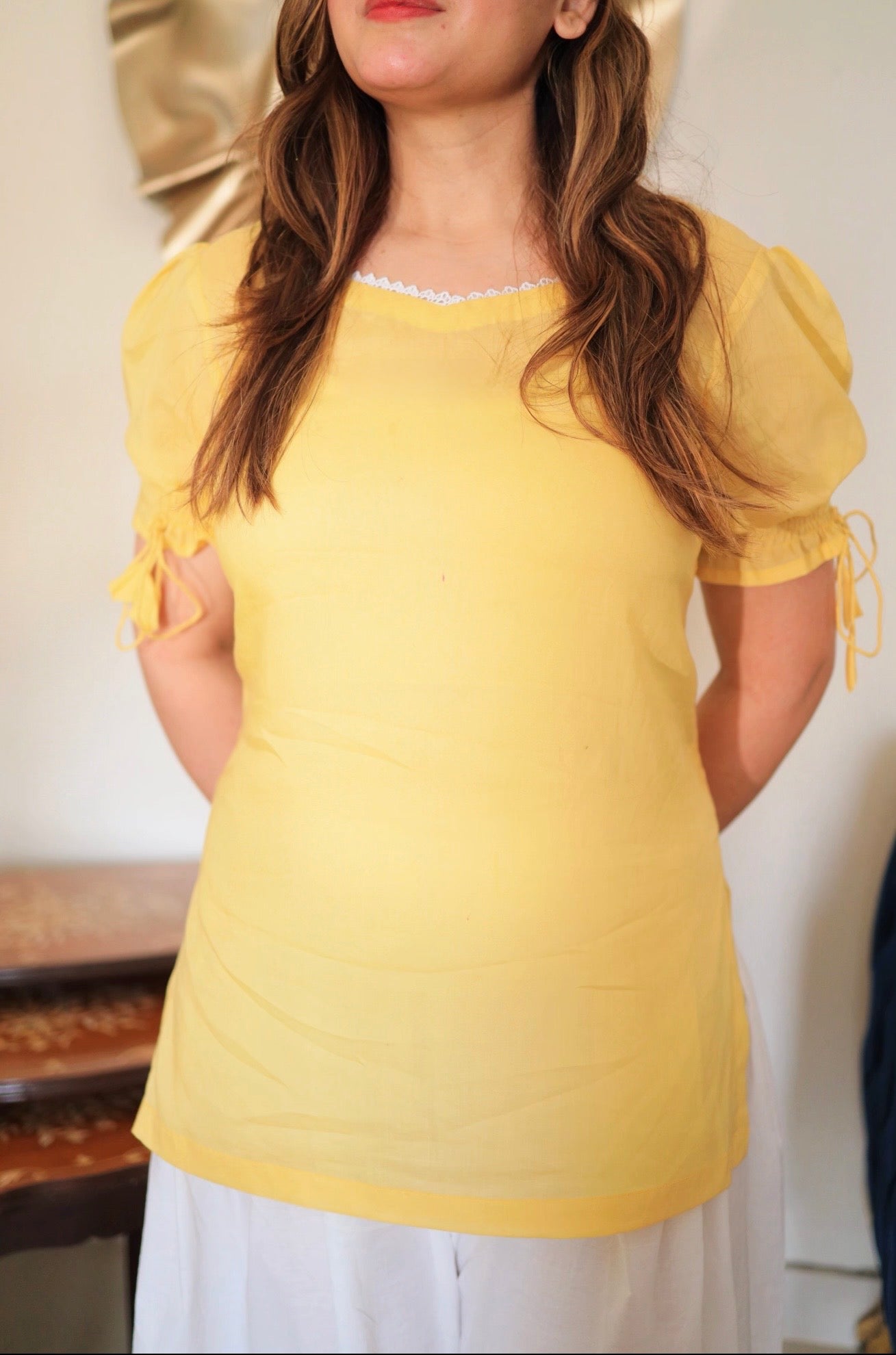 Butter yellow shirt