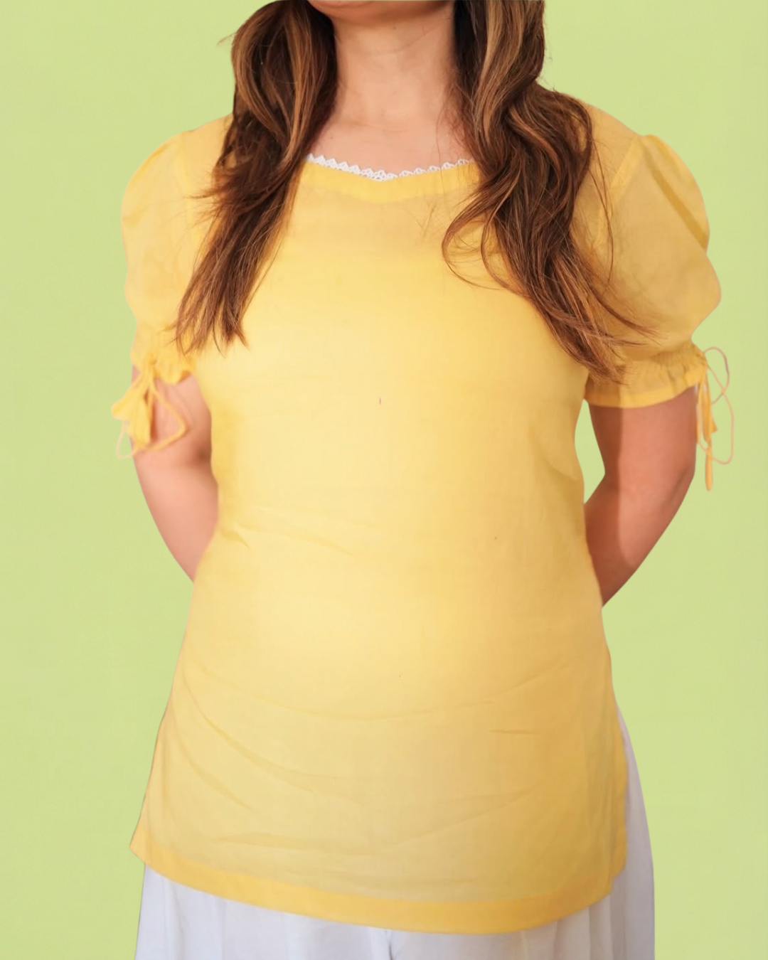 Butter yellow shirt