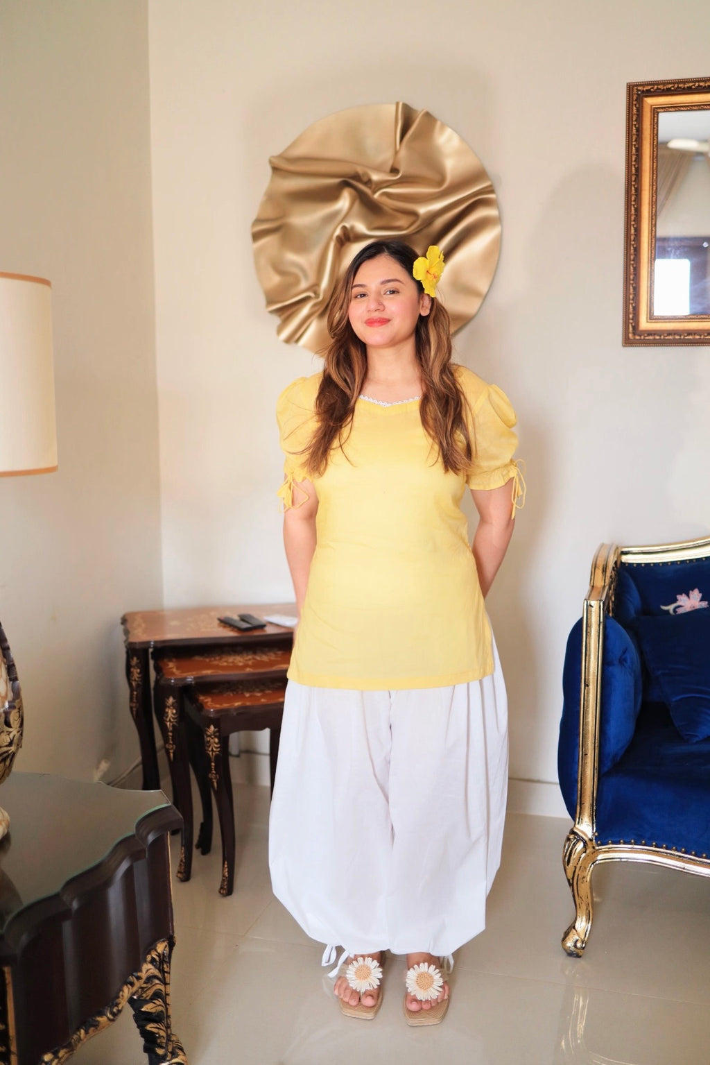 Butter yellow shirt