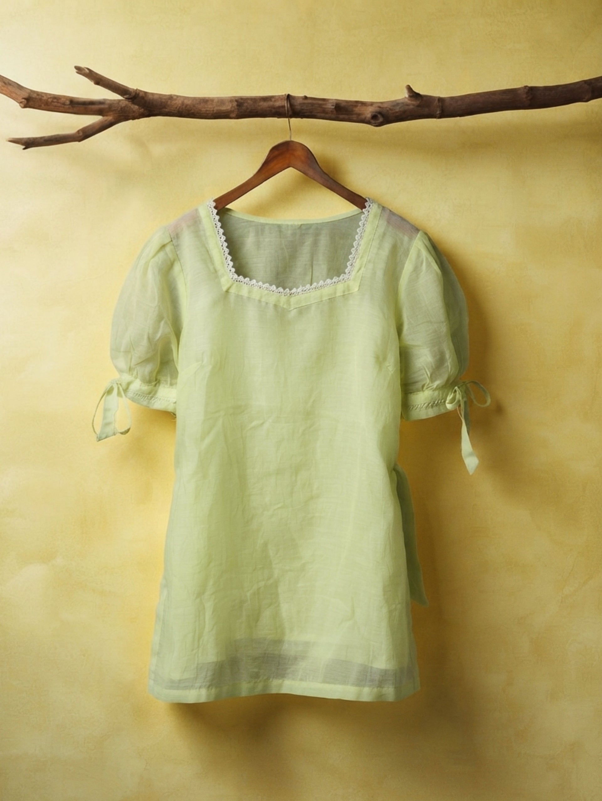 Lime green shirt